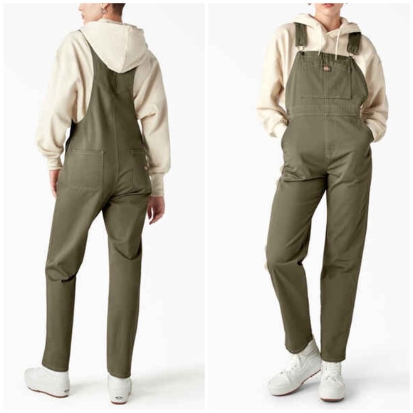 Dickies Pants - NWT Dickies reflex fit classic overalls olive green large